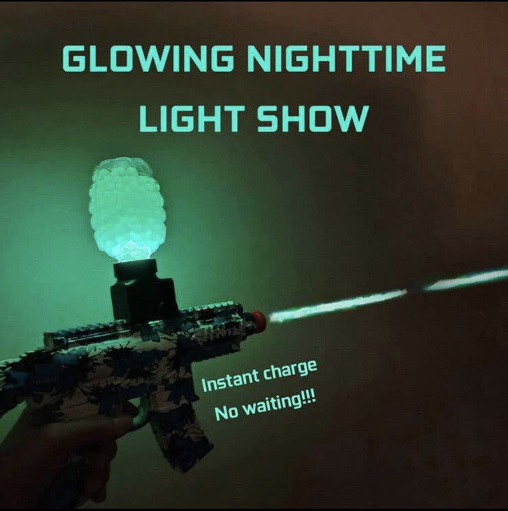 Gel Blaster UV LED Light Hopper UV Attachement +7000 Glow In Dark Refill