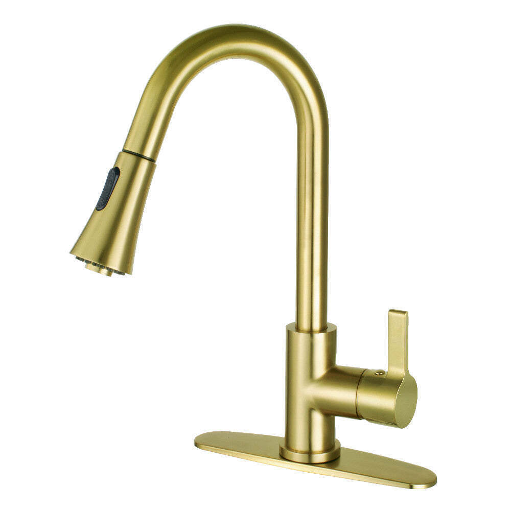 Gourmetier LS8723CTL Continental Single-Handle Pull-Down Kitchen Faucet