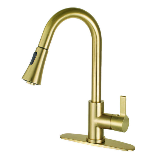 Gourmetier LS8723CTL Continental Single-Handle Pull-Down Kitchen Faucet