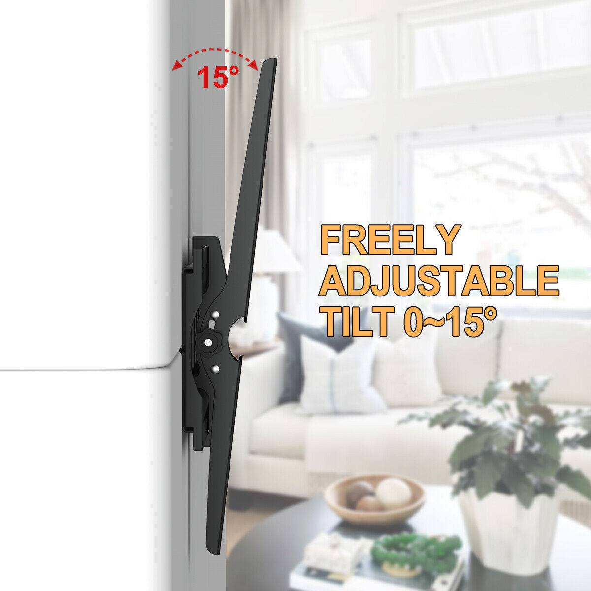 TV Wall Mount VESA Bracket Tilt for 32 42 43 46 47 50 52 55 60 65 70 75 inch New