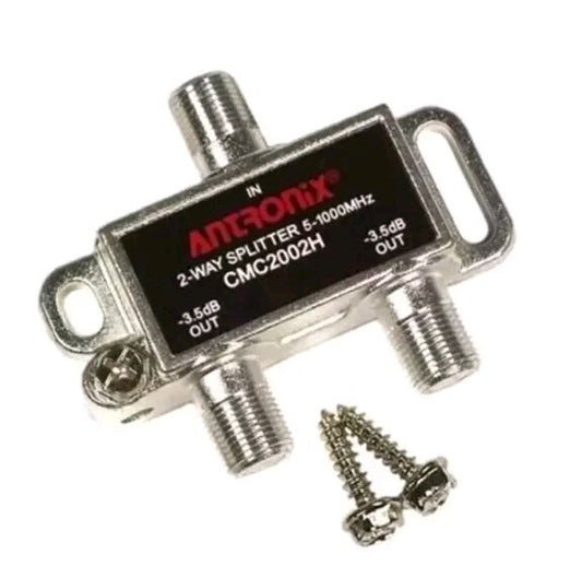 Cable Modem&MOCA Coaxial 2-Way Splitter For Bidirectional RG6/RG59 Communication