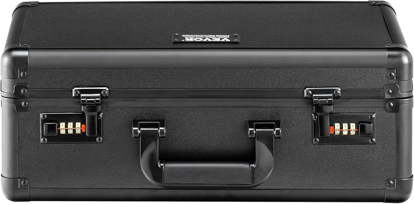 108 PSA Graded Card Storage Box 4 Slots, with Coded Lock Foam Dividers, Graded S