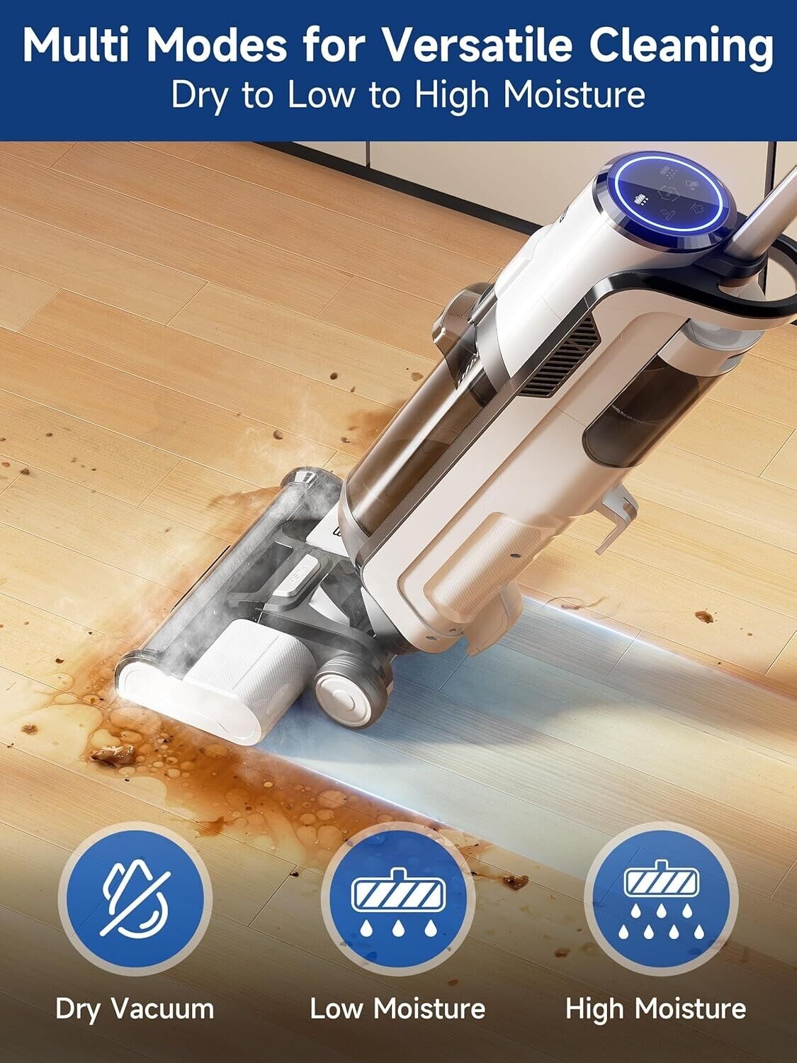 TAB iVapor S5 Steam Smart Wet-Dry Vacuum Cleaner-100% New