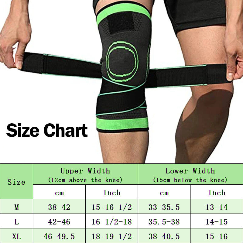 Knee Sleeves Compression Brace Support Sport Joint Injury Pain Arthritis Belt US
