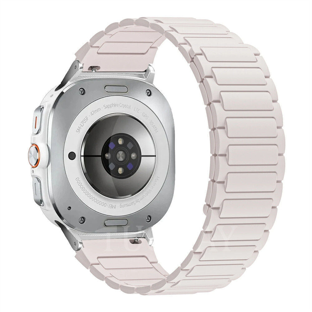 Quick Fit Silicone Band for Samsung Galaxy Watch Ultra 47mm Magnetic Loop Strap