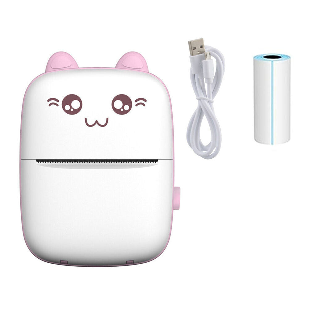 Mini Pocket Thermal Printer Bluetooth Cellphone Photos Sticker Inkless Printing