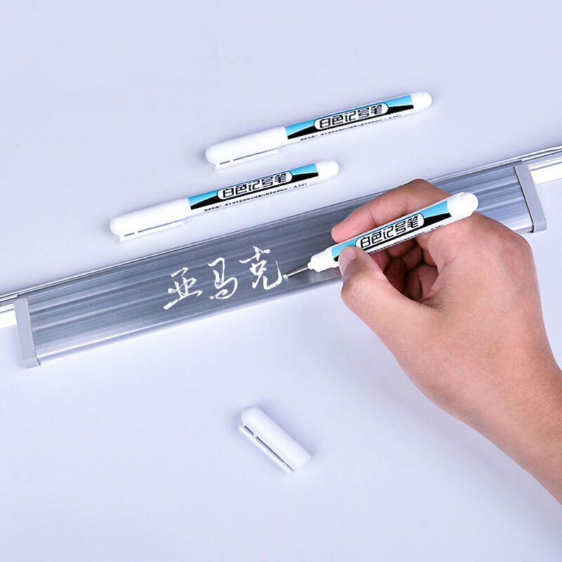 3pcs Oily White Marker Pen Graffiti Pen Permanent Tire Glass Painting Pen 0.7mm