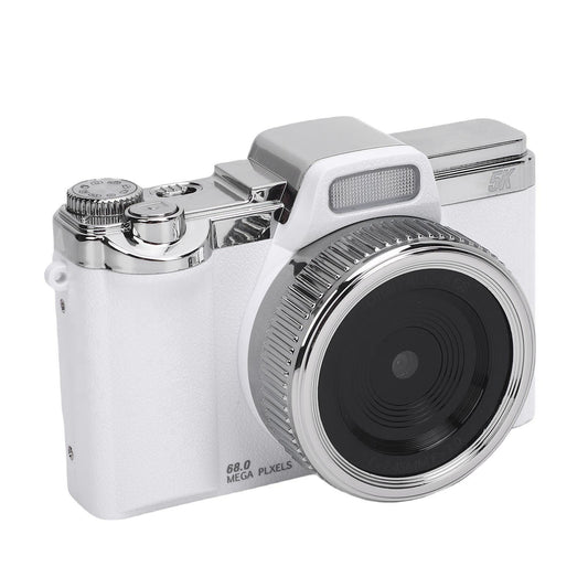 Digital Camera 64MP Pixels 5K HD 16x Zoom AF Autofocus Retro Compact Vlog Kit