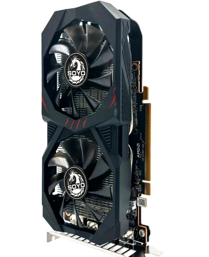 SOYO AMD RX 6600mG 8GB GDDR6 128Bit PCI-E 4.0×8 8Pin Radeon GPU, Display Port