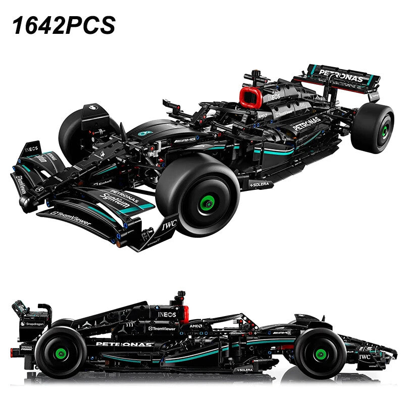 1642PCS Technical Fomula F1 Racing Car Building Blocks Toy Gift For Children Kid