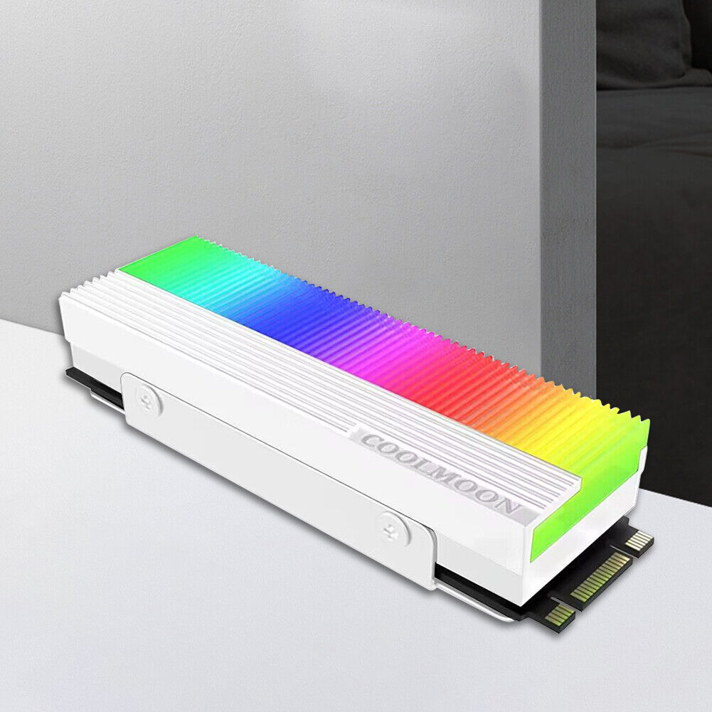 M.2 2280 SSD Heatsink Cooler M.2 SSD Heatsink Cooler Dual Interface 5V 3PIN ARGB