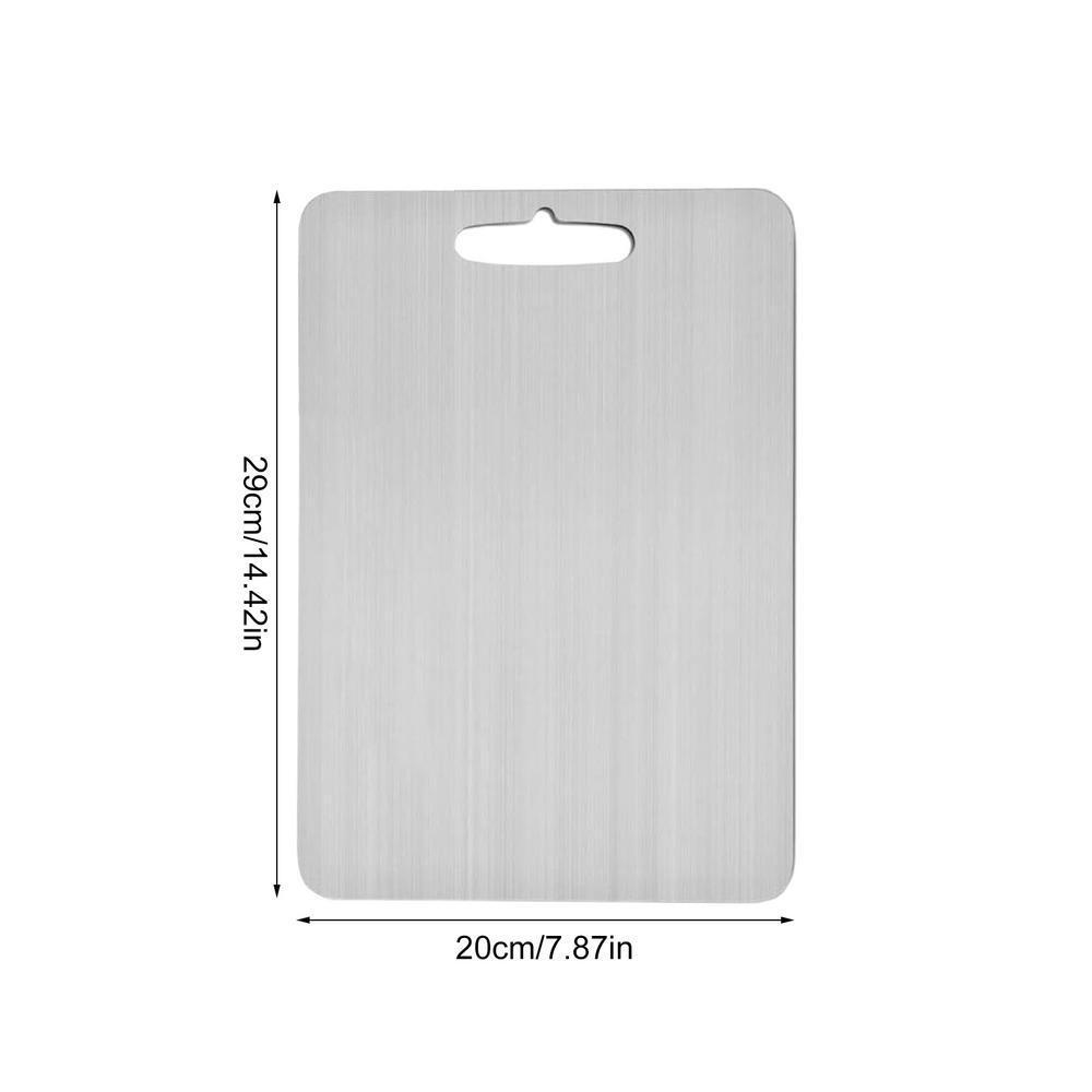 Titanium Cutting Board Double-Sided Titanium Cutting Boards for Kitchen Camping