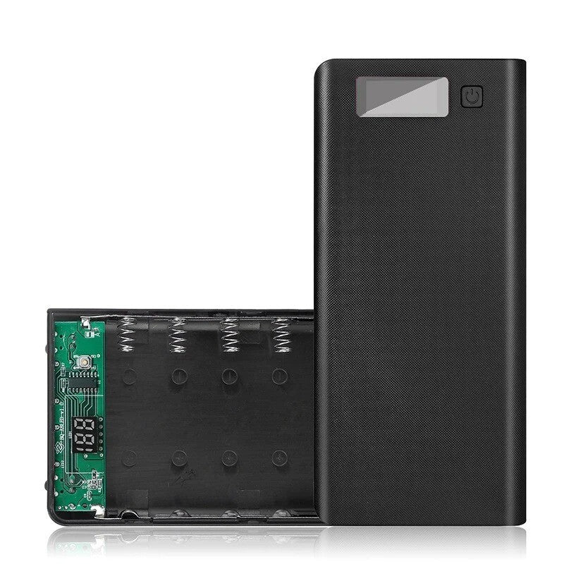 8*18650 Battery Holder Dual USB Power Bank Battery Box Mobile Phone Charger DIY