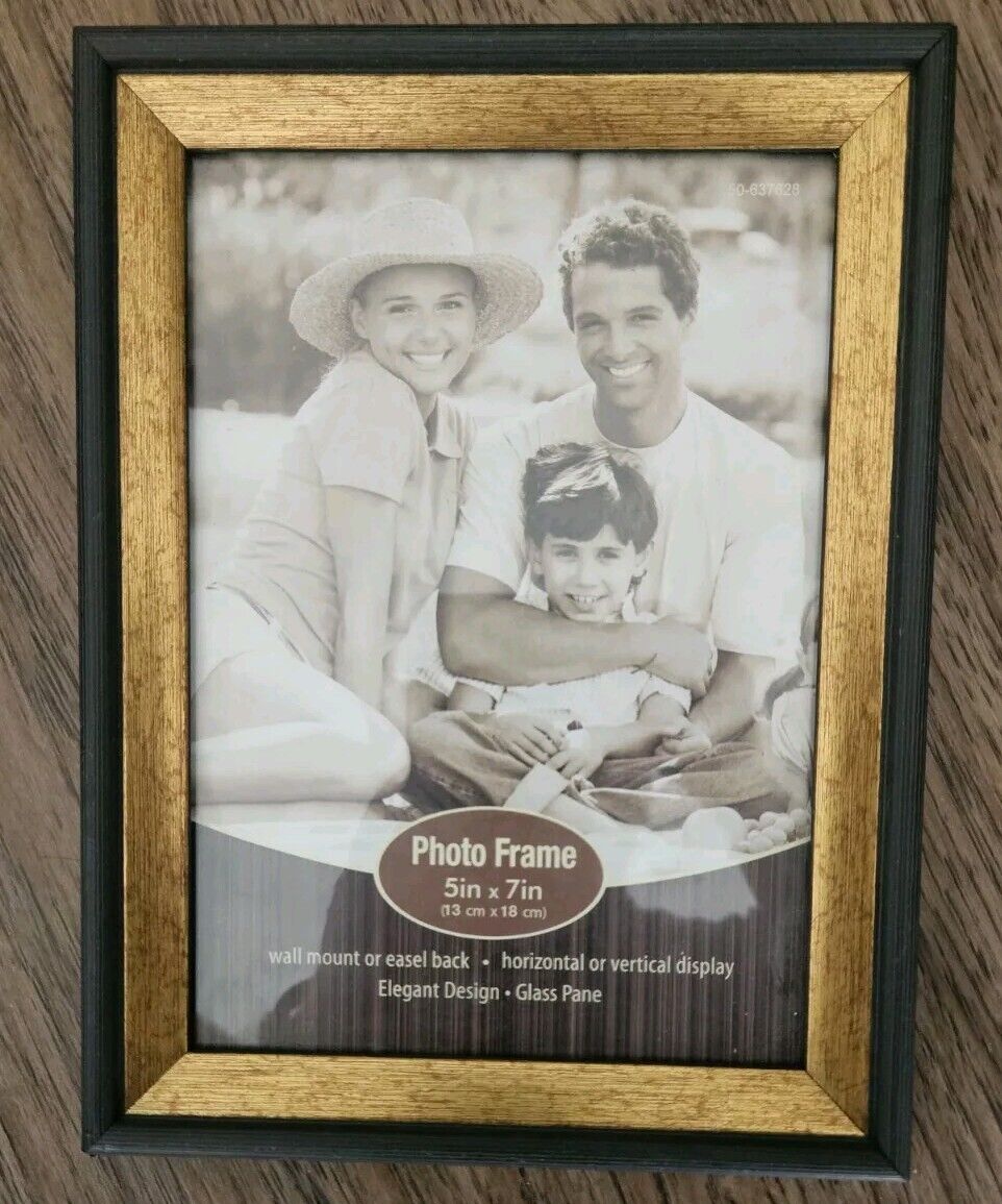 Special Moments Picture Frames Black Gold 5" X 7"