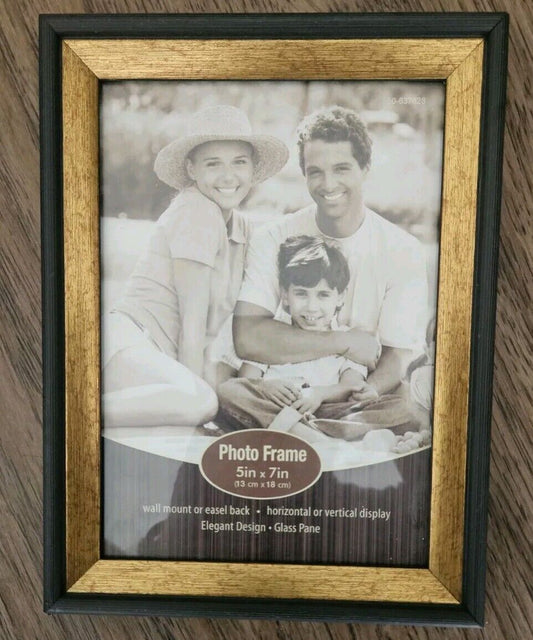 Special Moments Picture Frames Black Gold 5" X 7"
