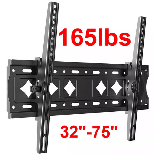 TV Wall Mount VESA Bracket Tilt for 32 42 43 46 47 50 52 55 60 65 70 75 inch New