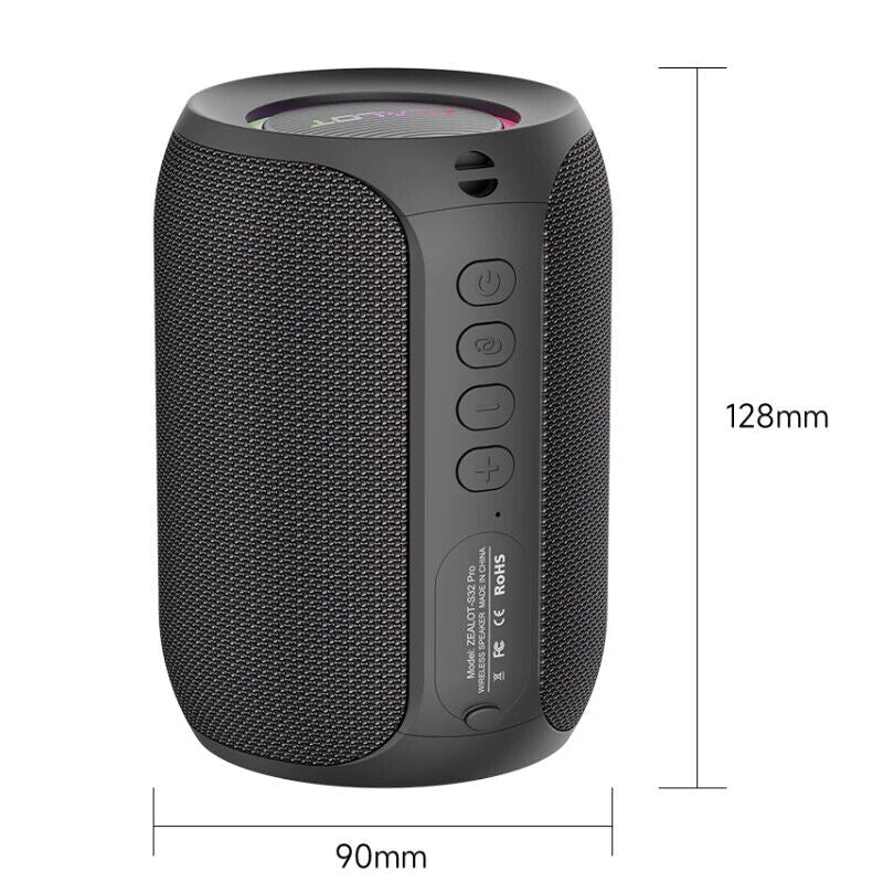 Powerful Bluetooth Speaker, Bass Wireless,LED Light, Outdoor Speakers, Subwoofer
