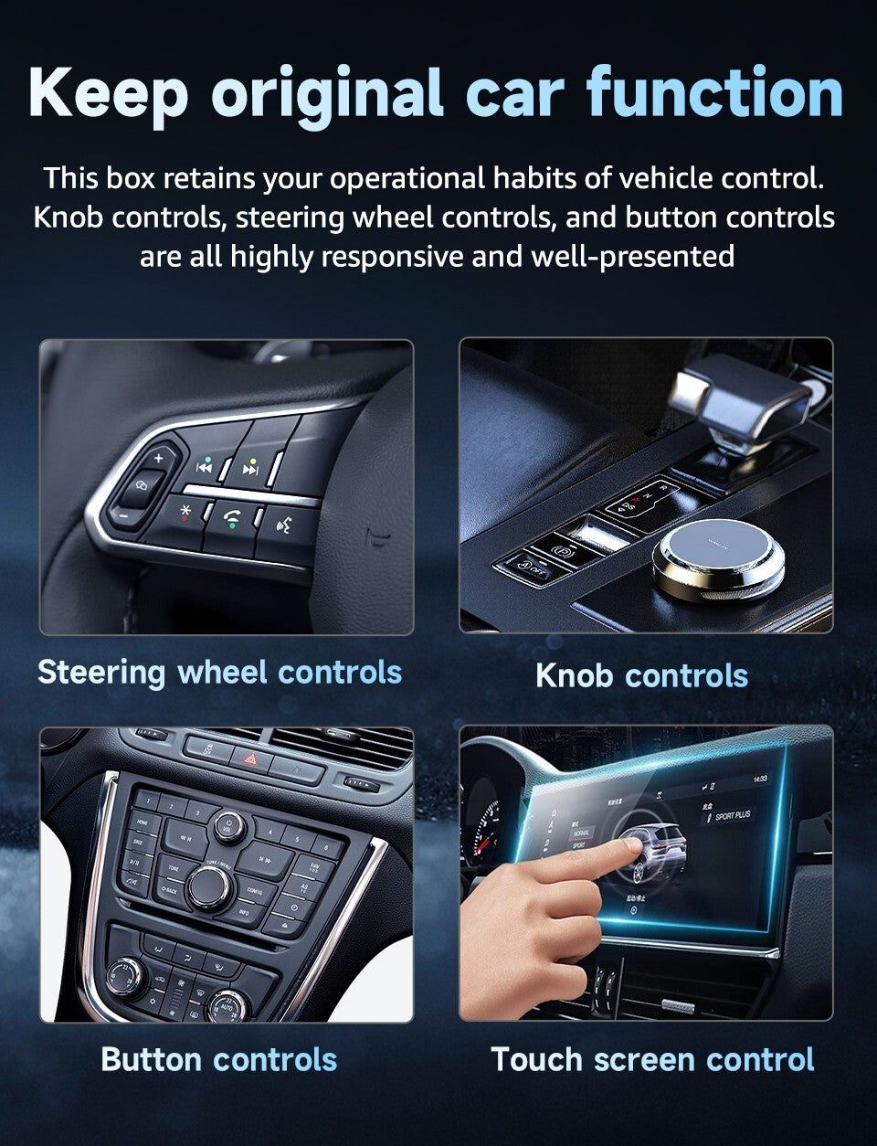 2-in-1 Wireles CarPlay Auto Adapter Fast-Connecting Plug&Play WIFI5.0 BT2.4/5.0