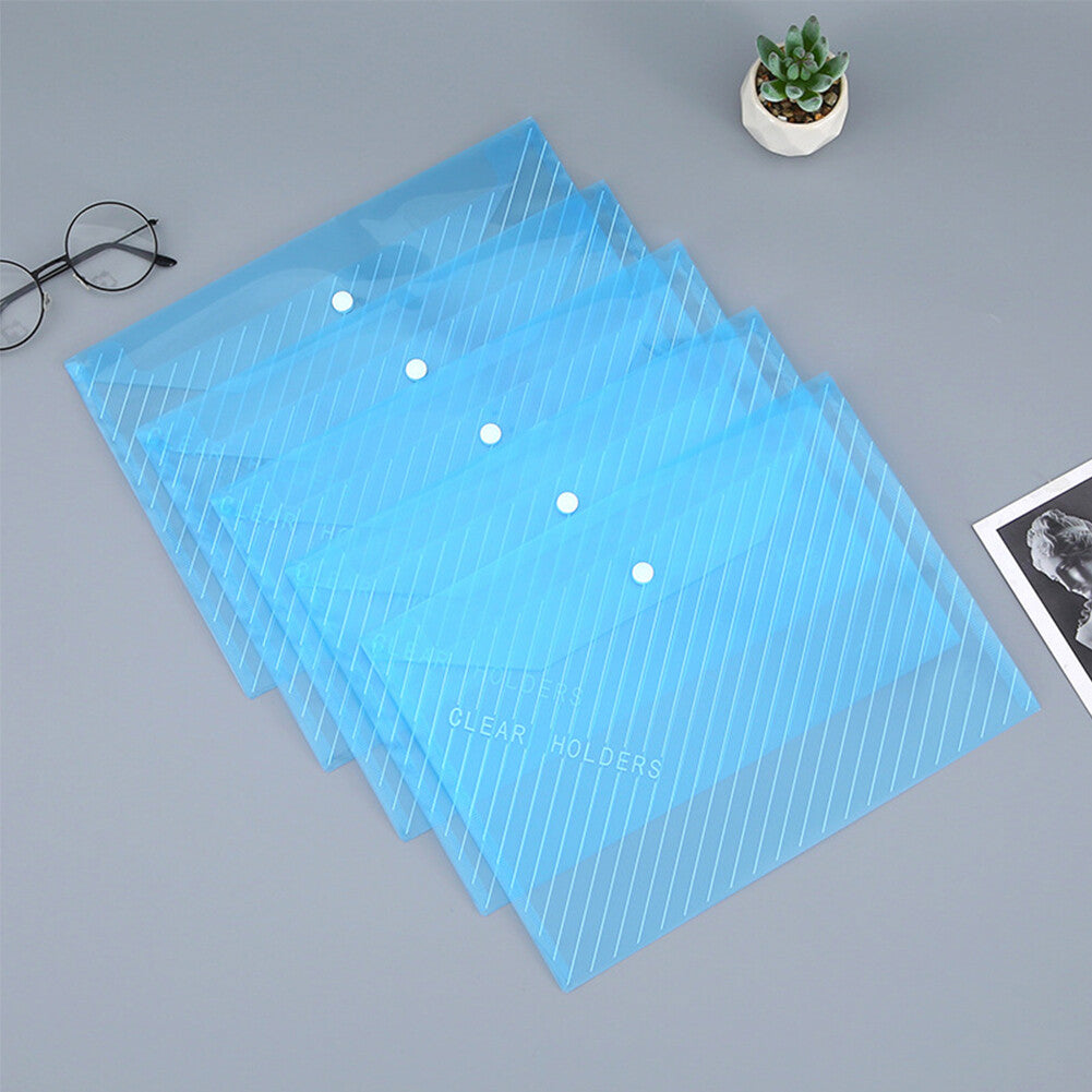 File Folder Plastic A4 Expandable Binder Pocket Perforated Pockets Envelope