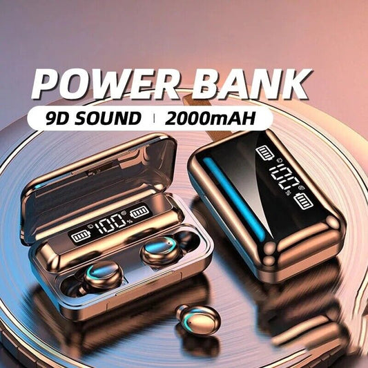 Bluetooth Earbuds for All Phones Tablets Computers Wireless Earphone Waterproof