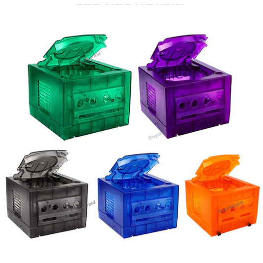🔧 5-Color Transparent Replacement Shell for Nintendo GameCube Console 💎