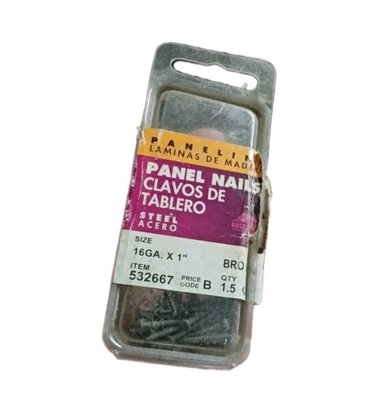 Hillman No. 532667 STEEL PANEL NAILS 1 in.  NEW