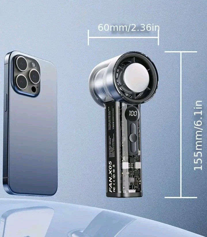 Modern Design Portable Turbo Fan with Intelligent Features for Hot Days Relief