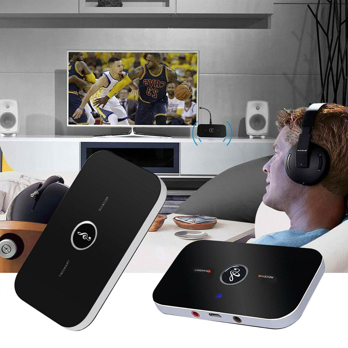 Bluetooth Transmitter Receiver Wireless Adapter For Home stereos TV /DVD player