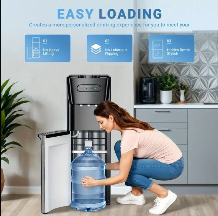 MANASTIN Electric Water Dispenser For 3 Or 5 Gallon Bottles 3 Tempt Modes