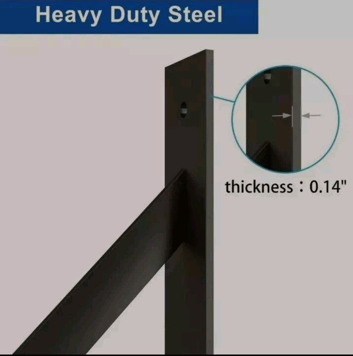 Heavy Duty Gate Corner Brace Bracket, Anti Sag Gate Kit Adjustable Gate Kit
