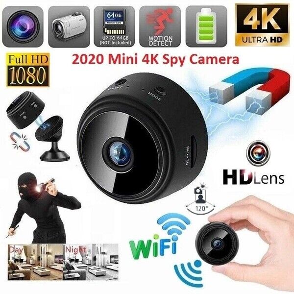 Camara De Seguridad Wifi Para Casas IP HD Camaras Inalambricas Vision Nocturna