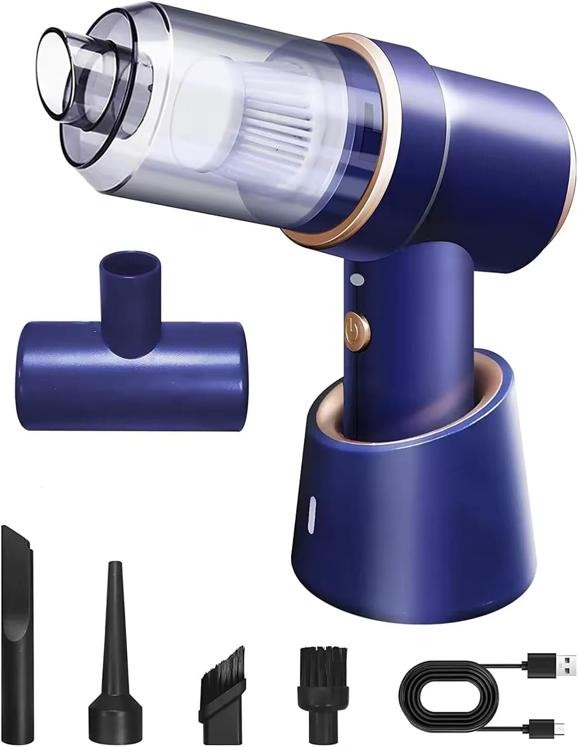 Lightweight Portable Vacuum Cleaner - 9000Pa Strong Suction Ideal for Cars