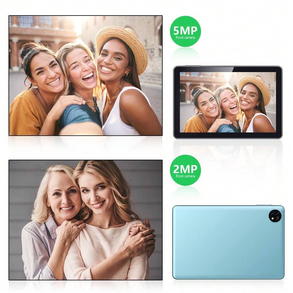10" Android 13 Tablet, 6GB RAM, 64GB ROM, Dual Camera, GPS, 6000mAh, WiFi