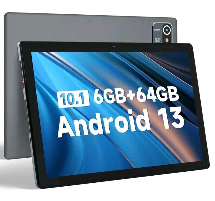 AEEZO Tablet 10.1" Android 13 Tablet 6GB+64GB Quad Core 1280×800 HD PC Xmax