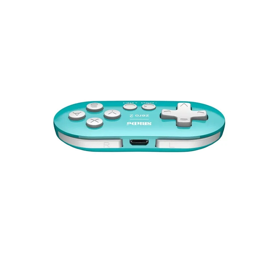 8BitDo Zero 2 Bluetooth Gamepad for Switch, PC, and Android (Blue)