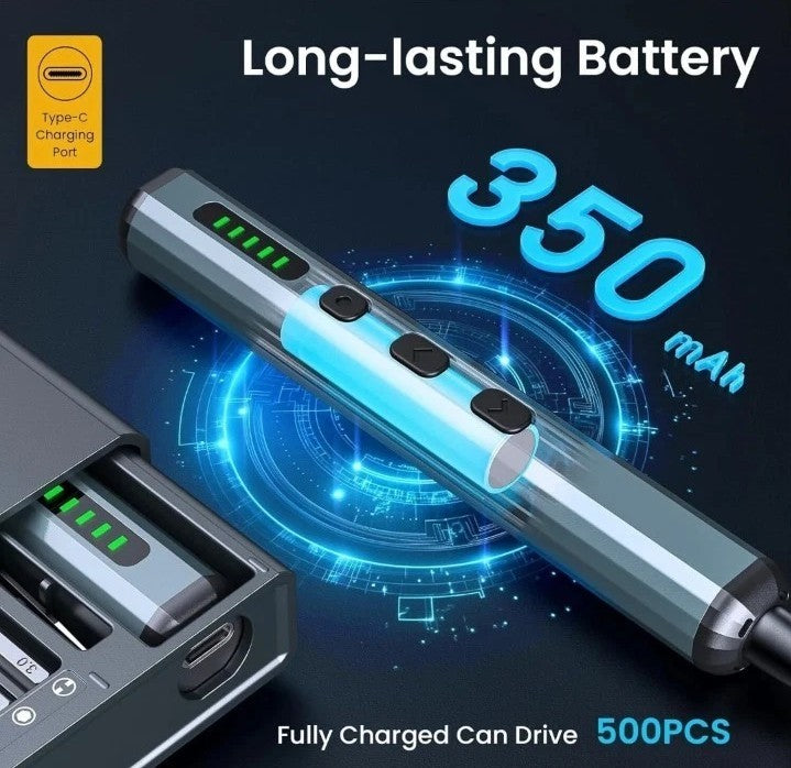 Electric Screwdriver 70 in 1 Screwdriver Set with 64 S2Bits for Eyeglasses Watch