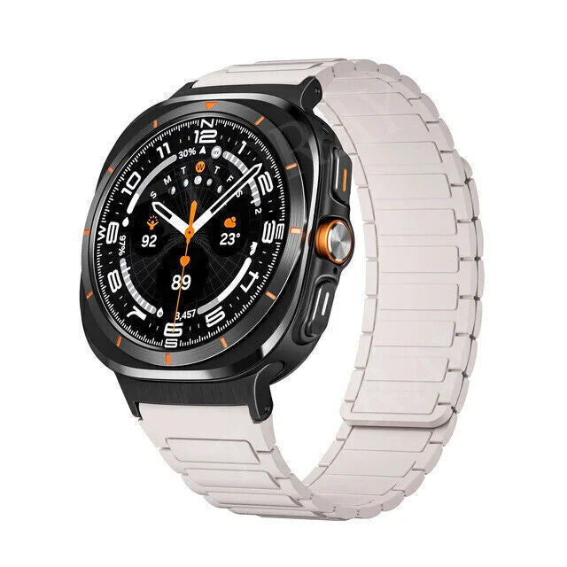 Quick Fit Silicone Band for Samsung Galaxy Watch Ultra 47mm Magnetic Loop Strap