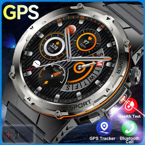Smartwatch IP68 Outdoor Sport Watch Fitness Tracker Health Monitor BT Call