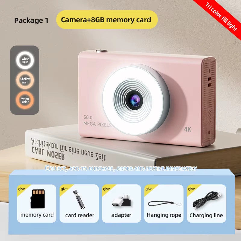 Xiaomi 4K High-Definition Digital Camera with 50MP Autofocus and Retro Design