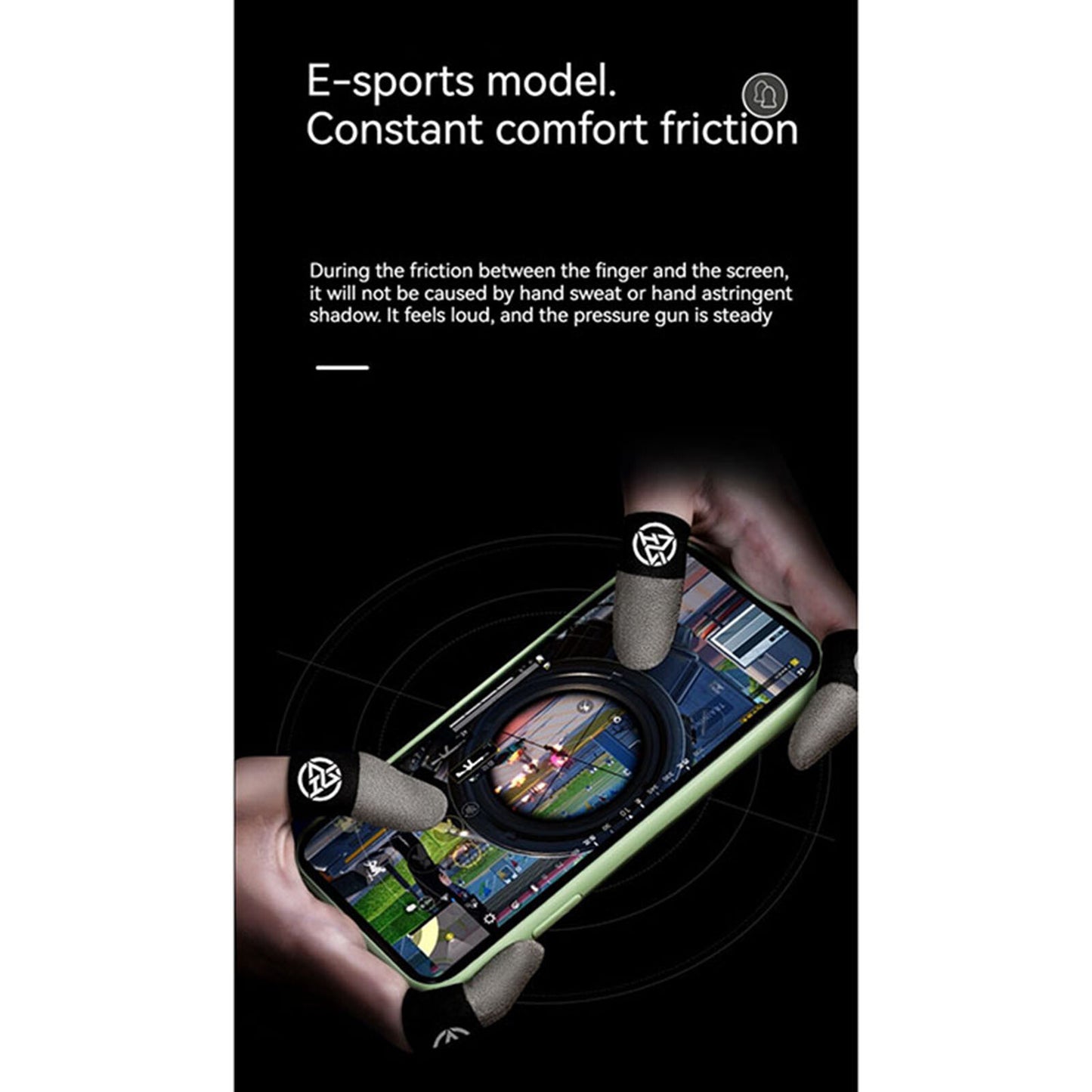 Game Finger Sleeves Anti-sweat Cover Thumbs Gloves for Smart Touch Screen Phones