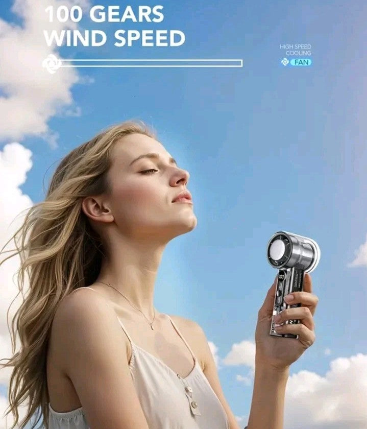 Modern Design Portable Turbo Fan with Intelligent Features for Hot Days Relief