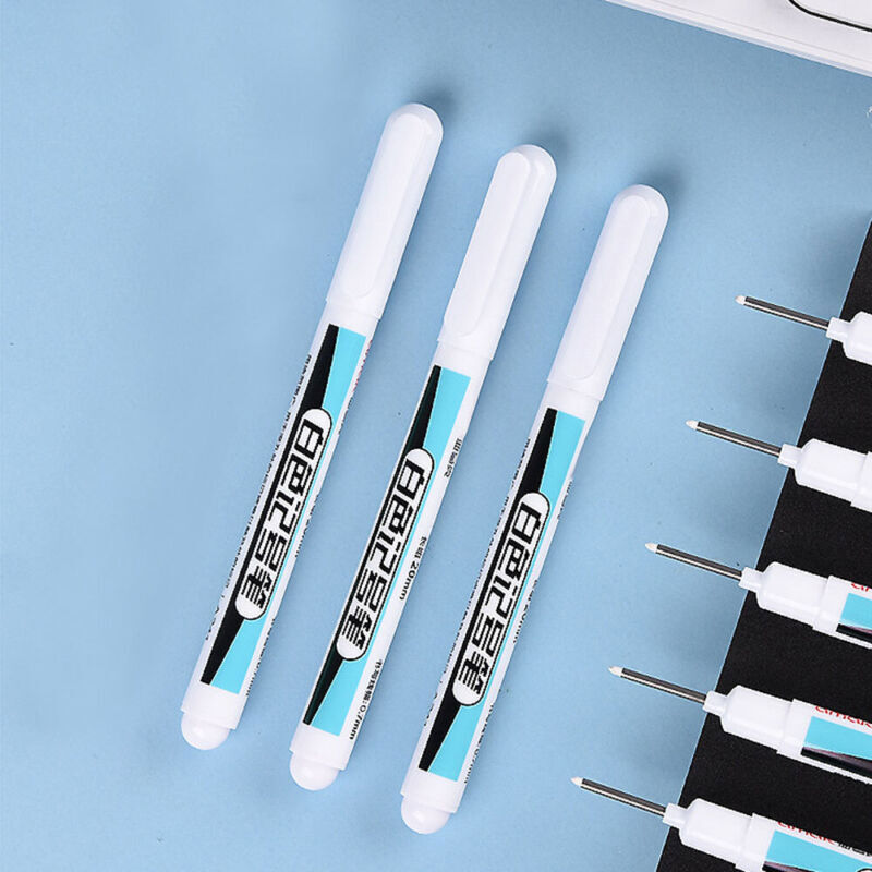 3pcs Oily White Marker Pen Graffiti Pen Permanent Tire Glass Painting Pen 0.7mm