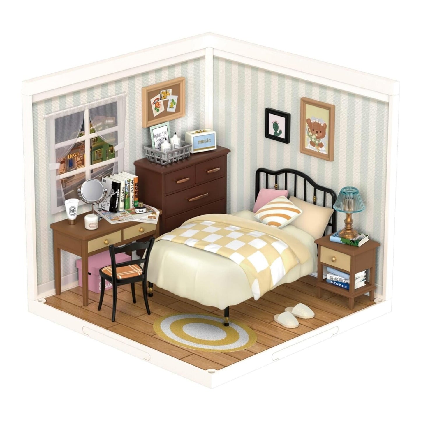 Rolife 1:24 Miniature Dollhouse Super Creator Plastic Building Teens Xmas Gift