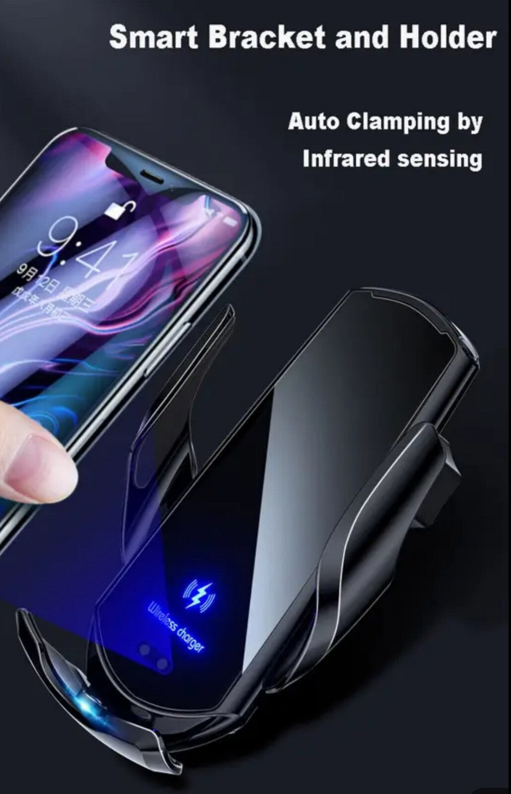 3 In 1 Q3 Smart Sensor Wireless Automatic Car Charger Universal,USA Seller