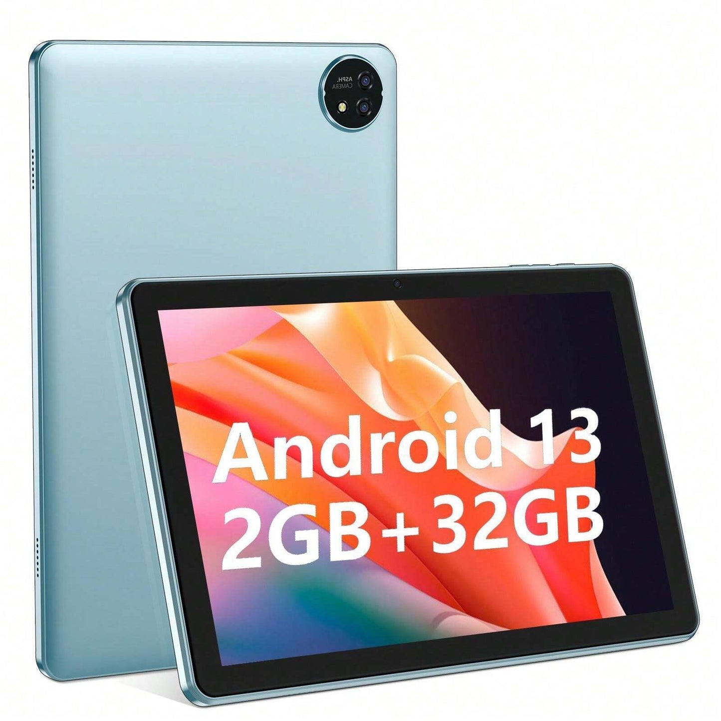 10" Android 13 Tablet, 6GB RAM, 64GB ROM, Dual Camera, GPS, 6000mAh, WiFi