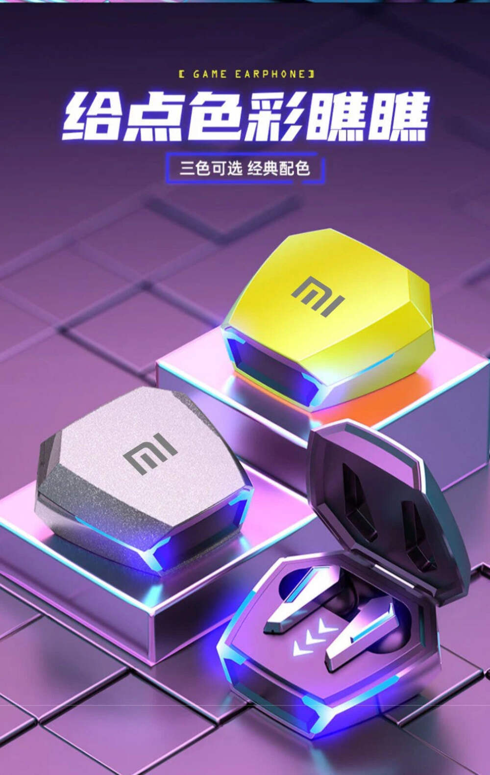 Original XIAOMI M10 Bluetooth Earphones Game Ear Earbud Wireless Headphone For W