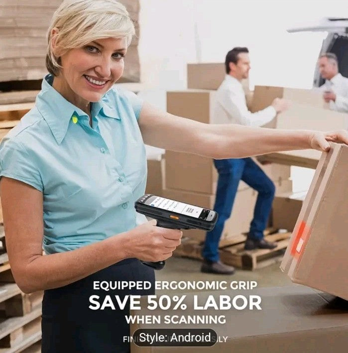 MUNBYN Android11 Barcode Scanner 8000mAh Battery Zebra SE4750 Mobile Scanner