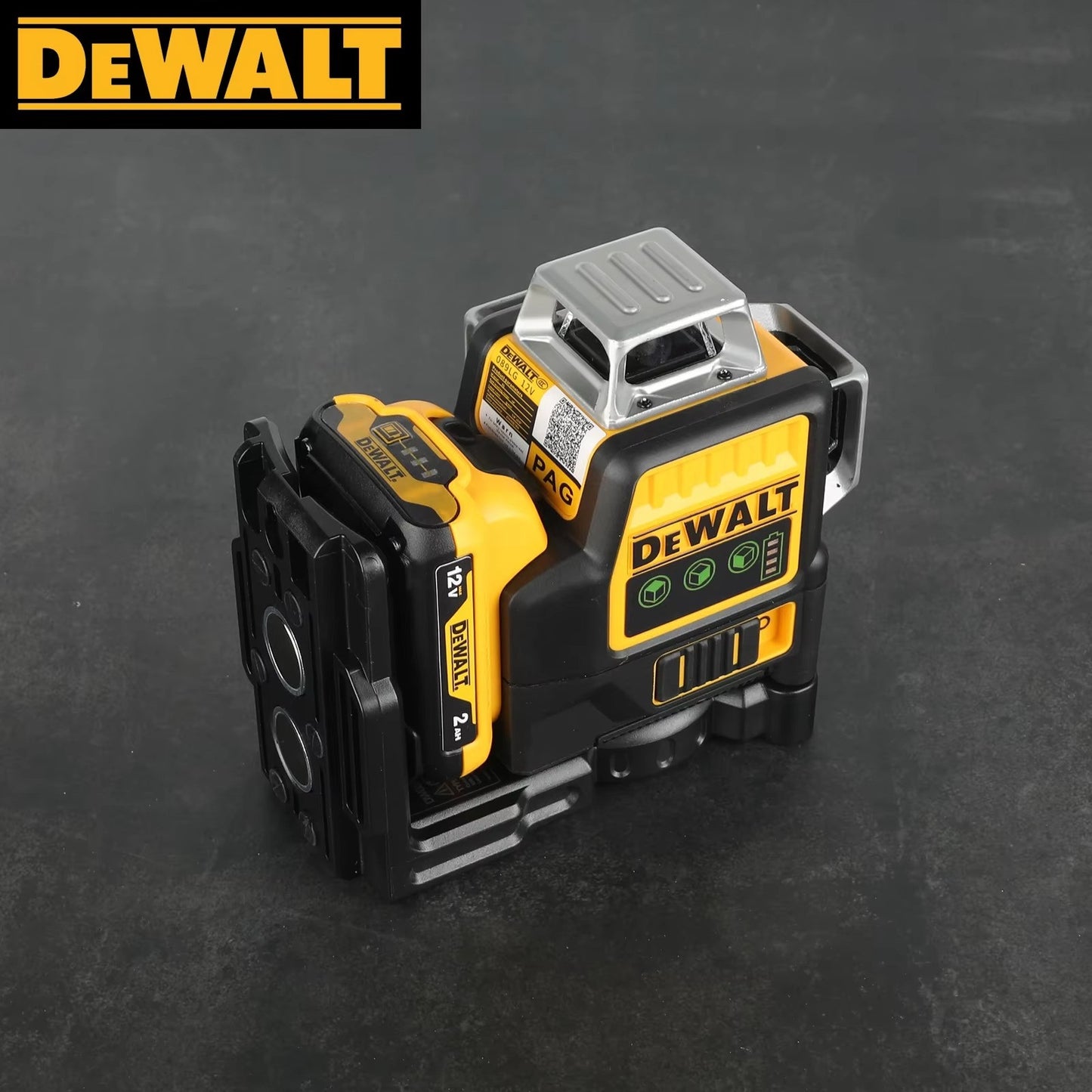 DeWalt DW089LG 12V Green Line 3 x 360 Laser Level Laser Battery + Charger