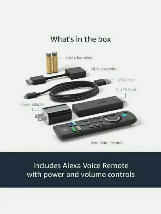 Amazon Fire TV Stick 3rd Gen with Alexa includes TV controls 2021 release