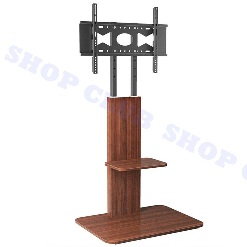 Heavy Duty TV Floor Stand 5-Levels Height Adjustable TV Mount Bracket Up To 65"